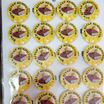 KİTAP KURDUYUM MODEL ROZET 20Lİ KİTAP KURDUYUM MODEL ROZET 20Lİ