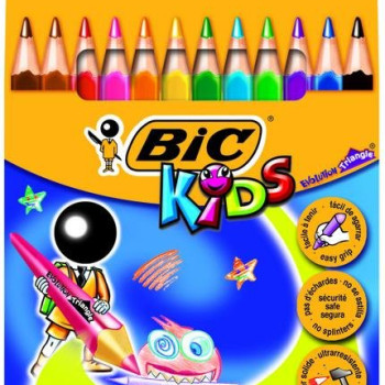 BİC ÜÇGEN JUMBO KURU BOYA KALEMİ 12 RENK TAM BOY BİC ÜÇGEN JUMBO KURU BOYA KALEMİ 12 RENK TAM BOY