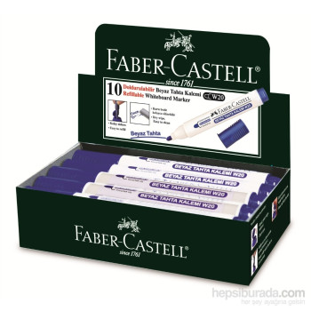 FABER W20 TAHTA KALEMİ MAVİ 10-LU FABER W20 TAHTA KALEMİ MAVİ 10-LU