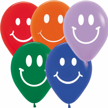 Hazır Baskı Balon (1+1) Gülenyüz Karışık 100lü Hazır Baskı Balon (1+1) Gülenyüz Karışık 100lü