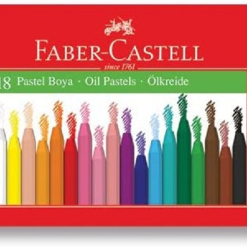 FABER REDLİNE KARTON KUTU PASTEL BOYA 18 RENK FABER REDLİNE KARTON KUTU PASTEL BOYA 18 RENK
