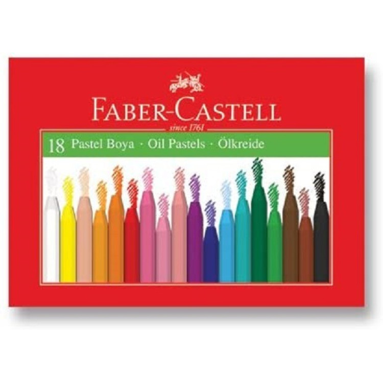 FABER REDLİNE KARTON KUTU PASTEL BOYA 18 RENK