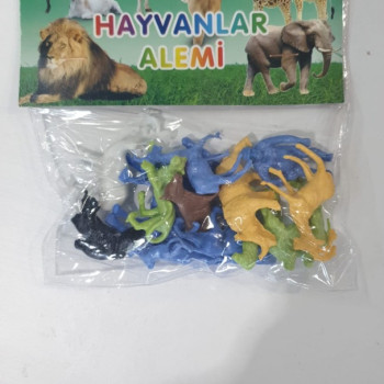 HAYVANLAR ALEMİ POŞETTE 12Lİ POŞET