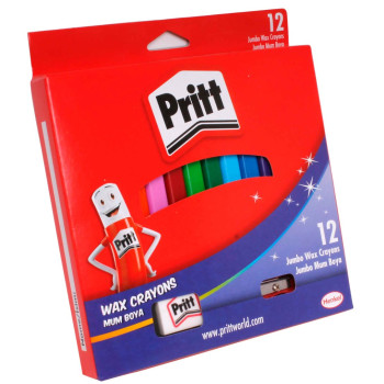 PRİTT JUMBO MUM BOYA 12 RENK PRİTT JUMBO MUM BOYA 12 RENK