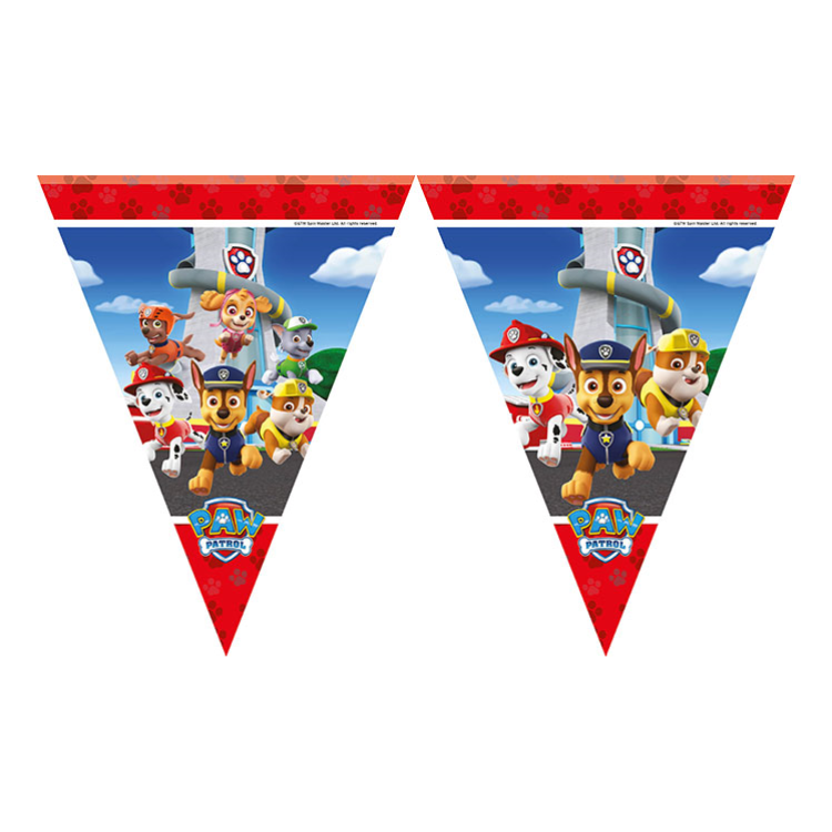 Üçgen Flama Lisanslı Paw Patrol 320cm