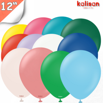 Pastel 12" Balon Kalisan Karışık (Mix) 100lü Pastel 12" Balon Kalisan Karışık (Mix) 100lü