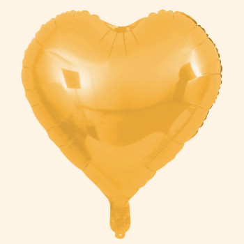 Folyo Balon Çin 18" Kalp Altın 10'lu Folyo Balon Çin 18" Kalp Altın 10'lu
