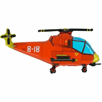 Folyo Balon S.S. 5'li Helikopter Kırmızı Folyo Balon S.S. 5'li Helikopter Kırmızı