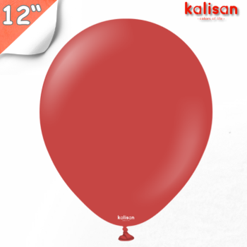 Pastel 12" Balon Kalisan Koyu Kırmızı (Deep Red) 100lü Pastel 12" Balon Kalisan Koyu Kırmızı (Deep Red) 100lü