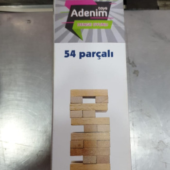 Jenga Denge Oyunu 54 Parça MDF