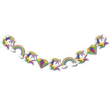 Dekoratif Simli Banner Unicorn Dekoratif Simli Banner Unicorn