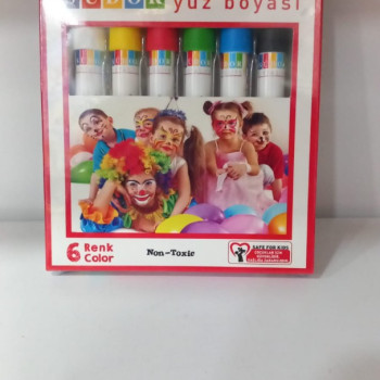 SÜDOR YB01 YÜZ BOYASI 6 RENK SÜDOR YB01 YÜZ BOYASI 6 RENK