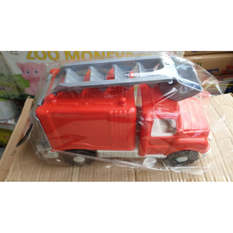 kırmızı kamyon iş makinası