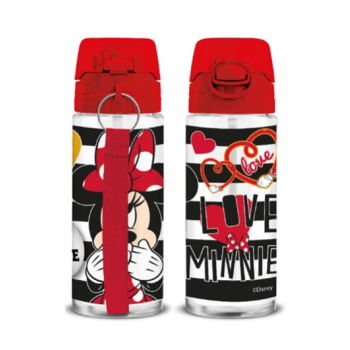 MINNIE ŞEFFAF MATARA 500 ML ICONIC SULUK MINNIE ŞEFFAF MATARA 500 ML ICONIC SULUK