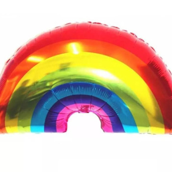 Gökkuşağı Renkli Folyo Balon 90cm 8102 Gökkuşağı Renkli Folyo Balon 90cm 8102