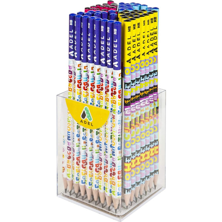 ADEL 1130675 HARFLER KURŞUN KALEM DİPLİ 72 Lİ