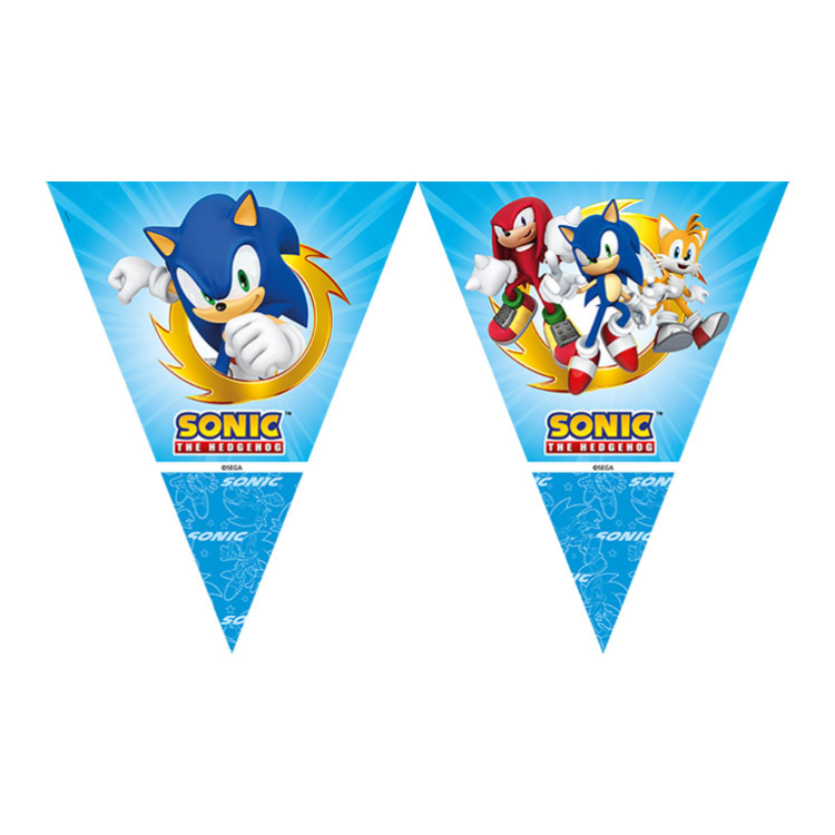 Üçgen Flama Lisanslı Sonıc 320cm