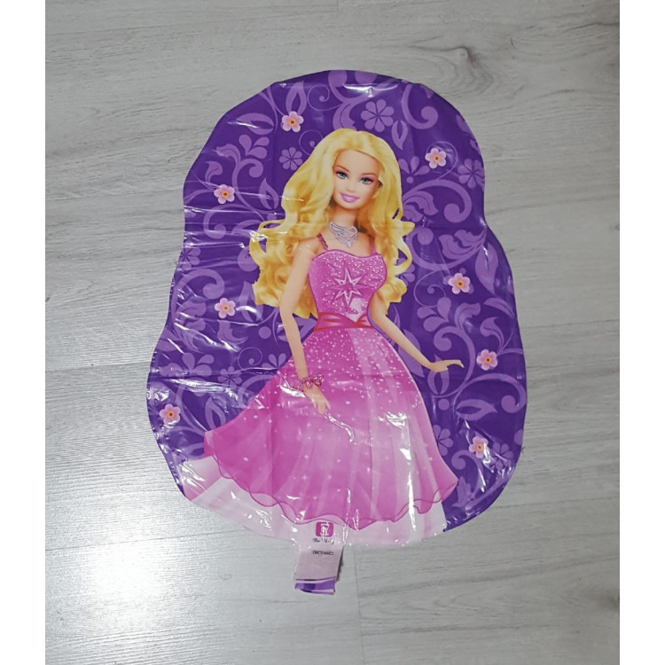 MOR BARBİE FOLYO BALON