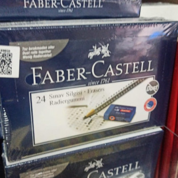 Faber Silgi 5130187170 Mavi Sınav Silgisi 24lü Faber Silgi 5130187170 Mavi Sınav Silgisi 24lü