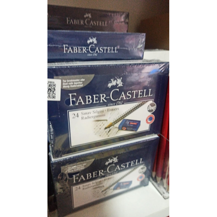 Faber Silgi 5130187170 Mavi Sınav Silgisi 24lü