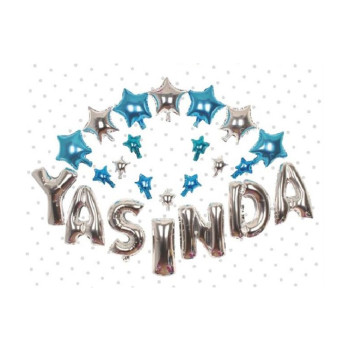 YAŞINDA GÜMÜŞ-MAVİ FOLYO BALON FOLYO BALON YAŞINDA GÜMÜŞ-MAVİ FOLYO BALON FOLYO BALON