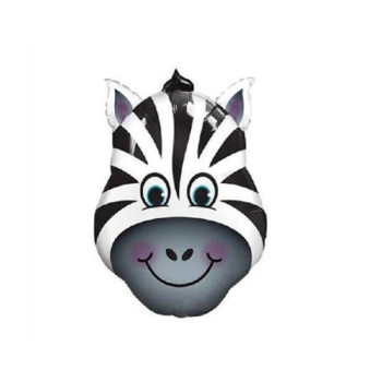 18″ Zebra Hayvan Kafa Folyo Balon 45CM 18″ Zebra Hayvan Kafa Folyo Balon 45CM