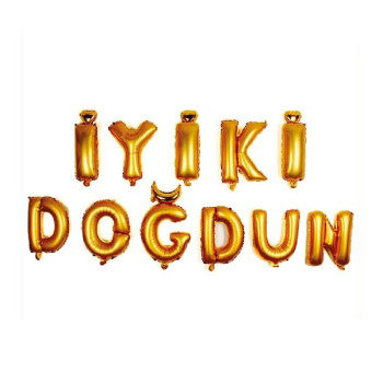 İyi Ki Doğdun Gold 35cm Folyo Balon İyi Ki Doğdun Gold 35cm Folyo Balon
