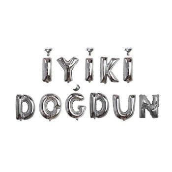 İyi Ki Doğdun Gümüş 35cm Folyo Balon İyi Ki Doğdun Gümüş 35cm Folyo Balon