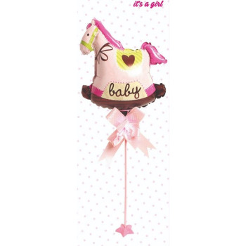 AT ÇUBUK SÜS PEMBE FOLYO BALON AT ÇUBUK SÜS PEMBE FOLYO BALON