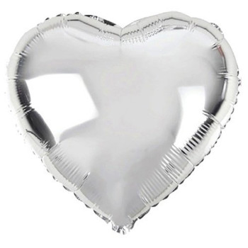 10″ KALP PARLAK GÜMÜŞ FOLYO BALON 10″ KALP PARLAK GÜMÜŞ FOLYO BALON
