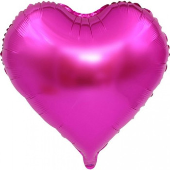 18″ KALP PARLAK FUŞYA FOLYO BALON 18″ KALP PARLAK FUŞYA FOLYO BALON