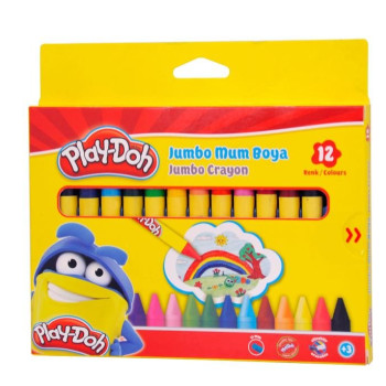 PLAY-DOH JUMBO MUM BOYA 12 RENK (BOX12) PLAY-DOH JUMBO MUM BOYA 12 RENK (BOX12)