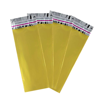 Metalize Poşet Lüks 50li 7x9 -Altın- HEDİYE PAKETİ