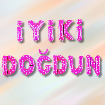 Folyo Balon Çin Set İyiki Doğdun Pembe Folyo Balon Çin Set İyiki Doğdun Pembe