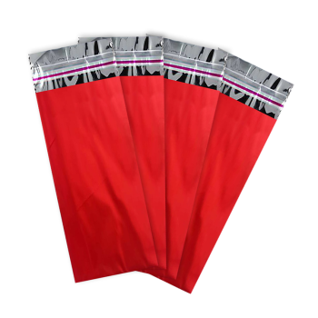 Metalize Poşet Lüks 50li 7x9 -Kırmızı- HEDİYE PAKETİ 