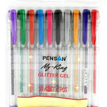 PENSAN MY-KİNG SİMLİ JEL KALEM 10 LU SET  PENSAN MY-KİNG SİMLİ JEL KALEM 10 LU SET