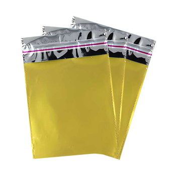 Metalize Poşet Lüks 50li 12x17 -Altın-  HEDİYE PAKETİ 