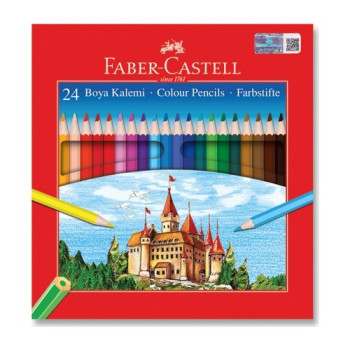 Faber 5171116324 Kuru Boya 24 Renk - Tam Boy (BOX12) Faber 5171116324 Kuru Boya 24 Renk - Tam Boy (BOX12)