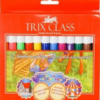 TRİX JUMBO ÜÇGEN KEÇELİ KALEM*20 TRİX JUMBO ÜÇGEN KEÇELİ KALEM*20