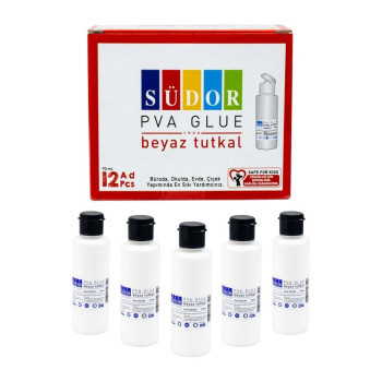 Südor SD410  Beyaz Tutkal 70 ML 12 Adet Südor SD410  Beyaz Tutkal 70 ML 12 Adet