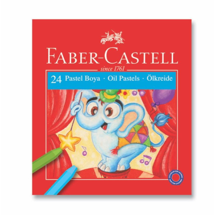 FABER REDLİNE KARTON KUTU  PASTEL BOYA 24 RENK
