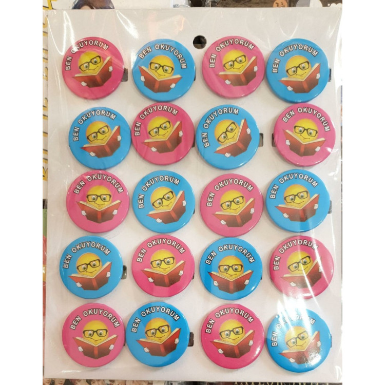 20Lİ BEN OKUYORUM ROZETİ