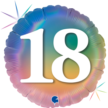 Folyo Balon Grabo 18" Paketli Colourful Rainbow 18 Yaş Folyo Balon Grabo 18" Paketli Colourful Rainbow 18 Yaş