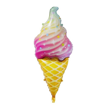 Gökkuşağı Dondurma 8034 Folyo Balonu 120cm Gökkuşağı Dondurma 8034 Folyo Balonu 120cm