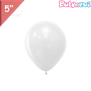 Pastel 5" Balon Balonevi Beyaz 100lü Pastel 5" Balon Balonevi Beyaz 100lü