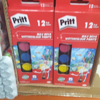 PRİTT 12RENK SULU BOYA KÜÇÜK PRİTT 12RENK SULU BOYA KÜÇÜK