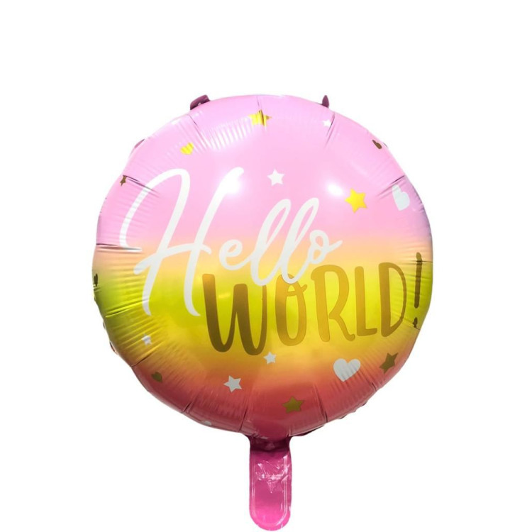 18″ Yuvarlak W2 45cm Folyo Balon