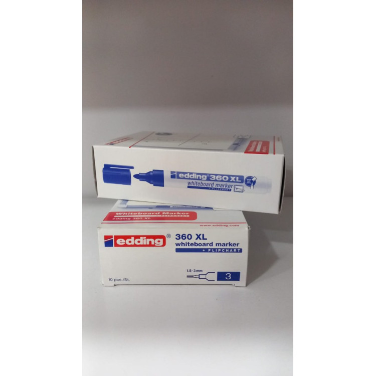 EDDİNG 360XL TAHTAKALEMİ MAVİ 10LU