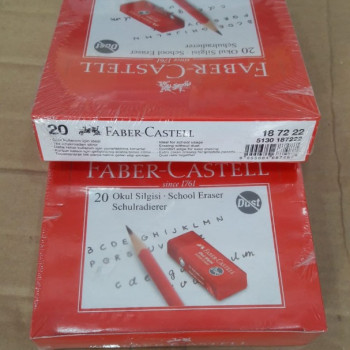 FABER OKUL SİLGİSİ KIRMIZI 20Lİ FABER OKUL SİLGİSİ KIRMIZI 20Lİ