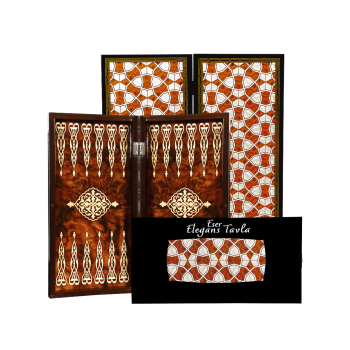 ESER ELEGANCE TAVLA (Büyük) VİTRAY KAHVERENGİ ESER ELEGANCE TAVLA (Büyük) VİTRAY KAHVERENGİ